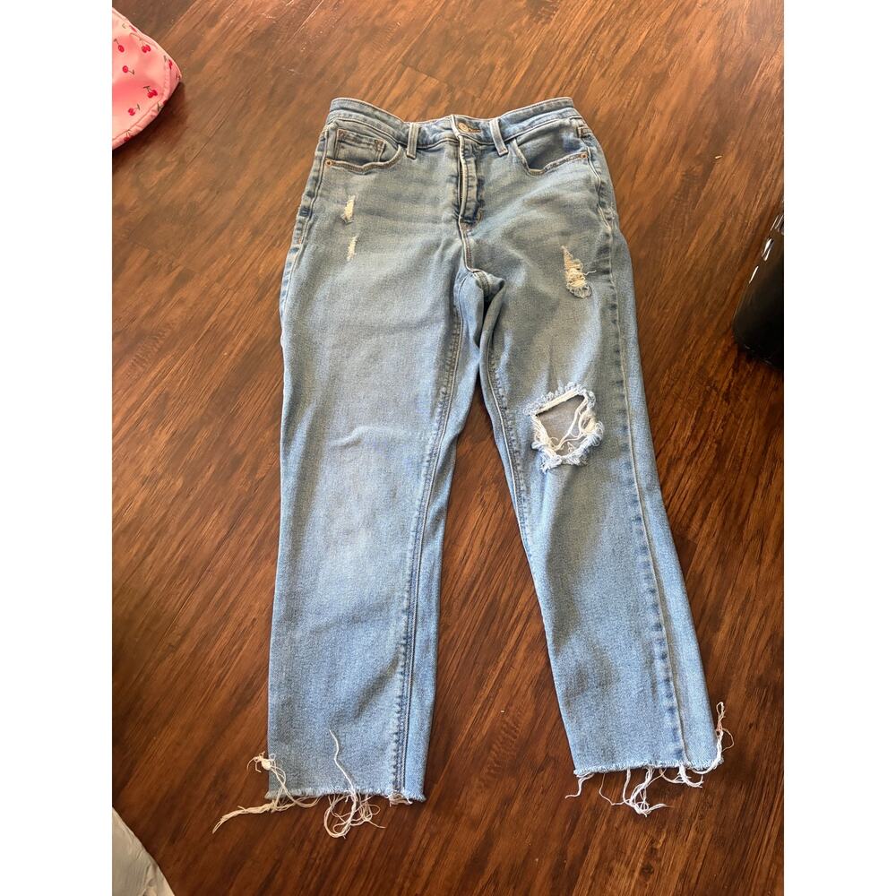 Old Navy womens 4 high rise super skinny